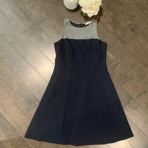 LOFT Navy dress A line size 6